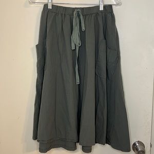 Loose draw string skirt